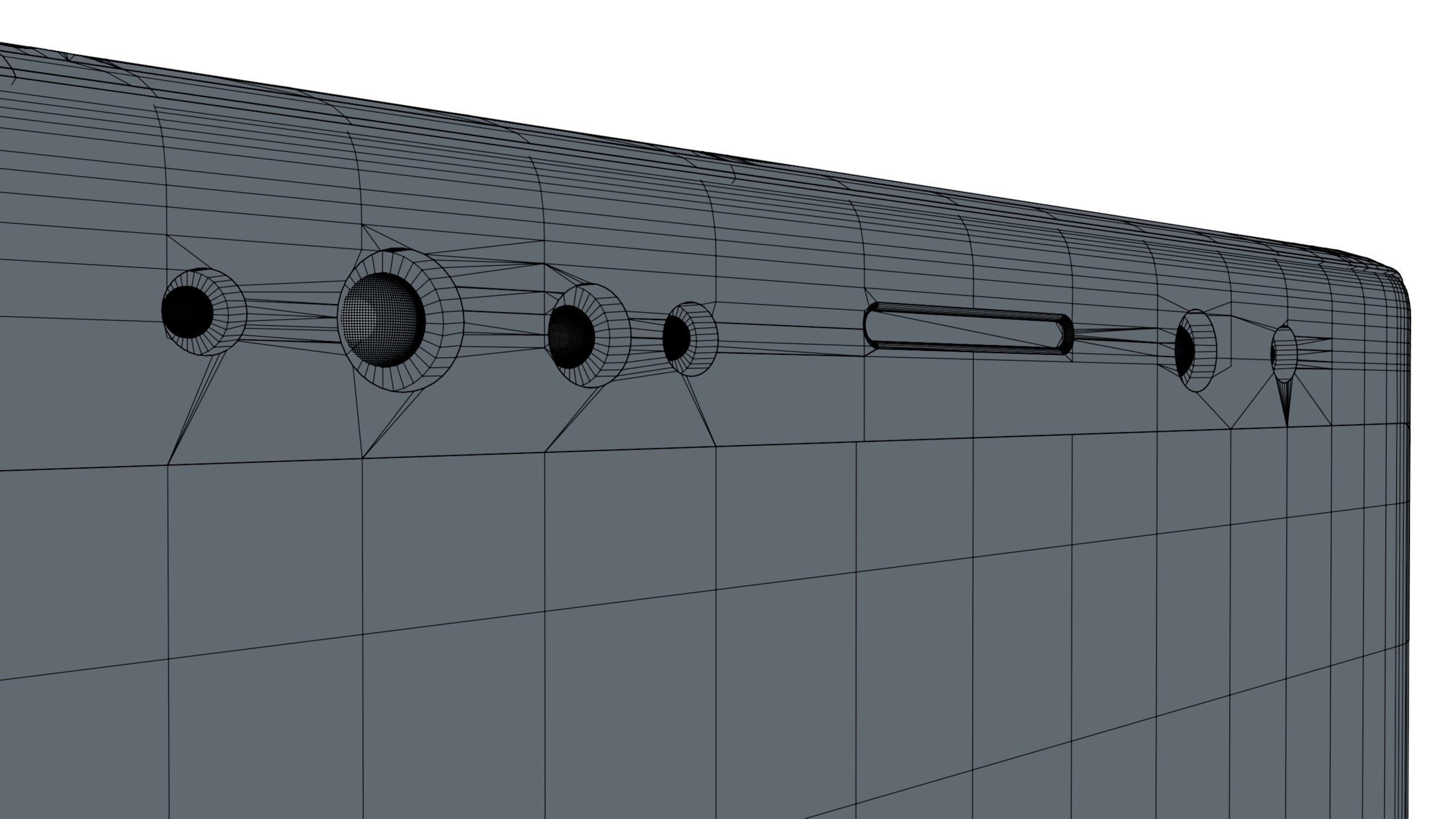 Samsung Galaxy Note 9 Ocean Blue Free low-poly 3D model_27