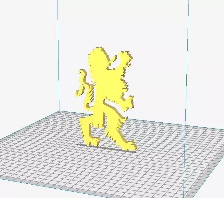 Bavarian Lion  3D print model_0