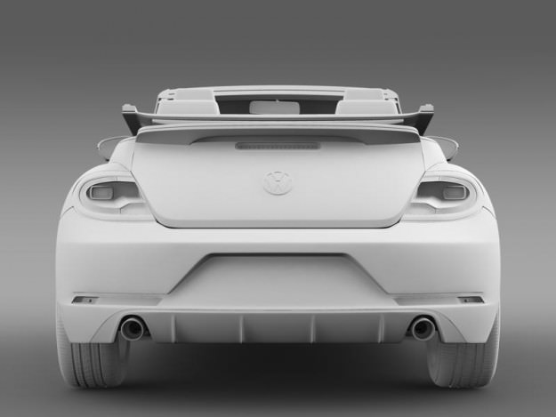 VW Beetle RLine Cabrio 2014 3D model_15
