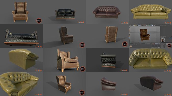 Sofa Collection Pack 01 