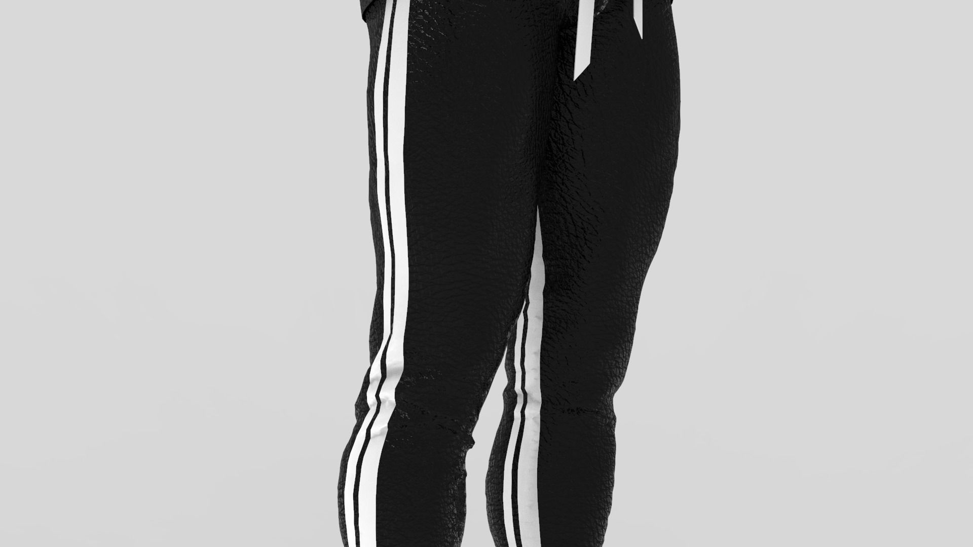 Casual Sweat Suit - Marvelous Designer - Project File Low-poly 3D model_11