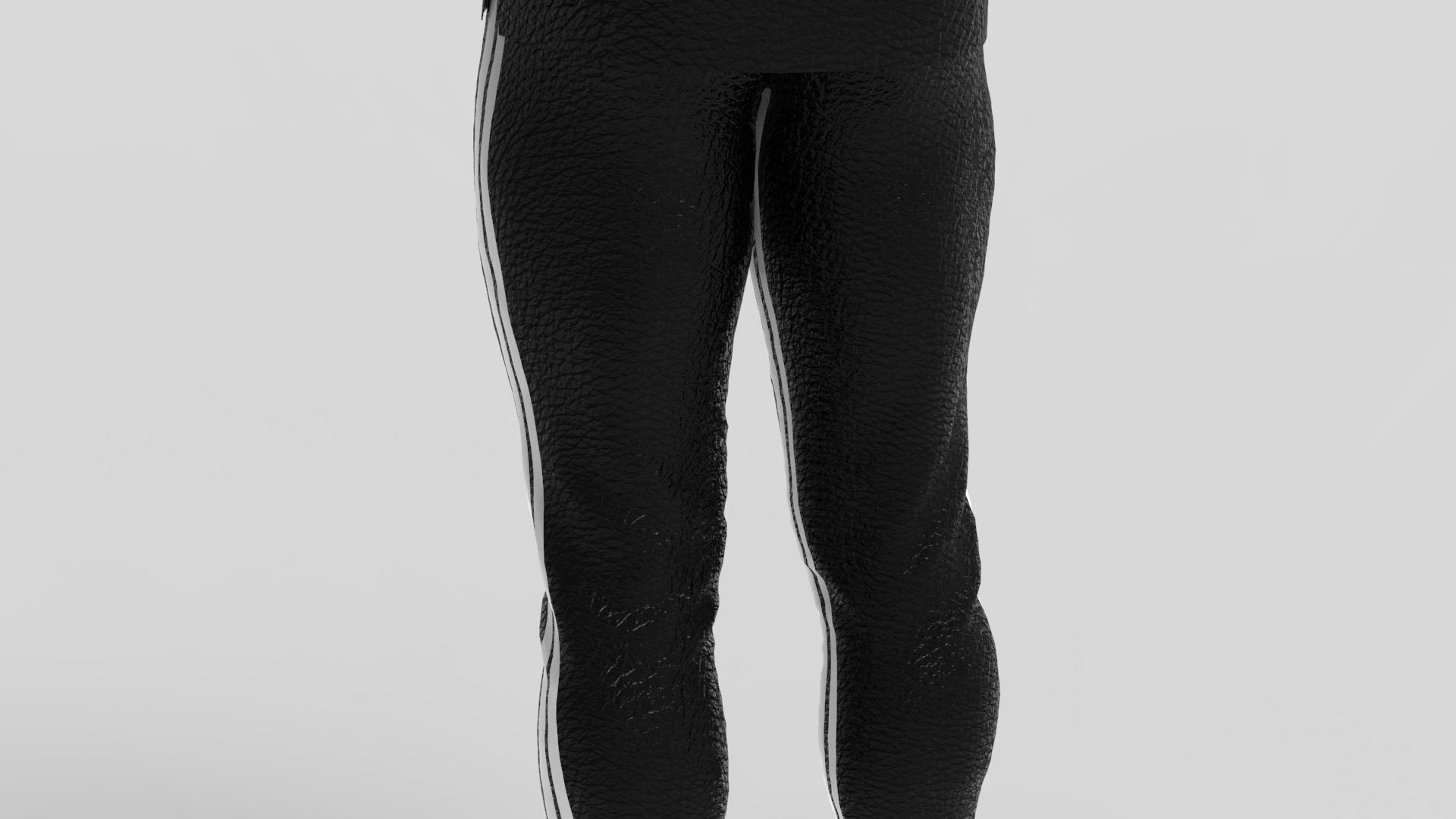 Casual Sweat Suit - Marvelous Designer - Project File Low-poly 3D model_13