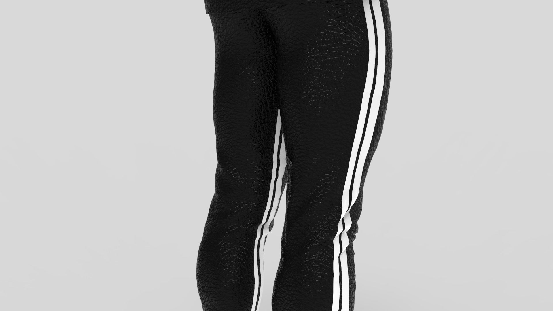 Casual Sweat Suit - Marvelous Designer - Project File Low-poly 3D model_12