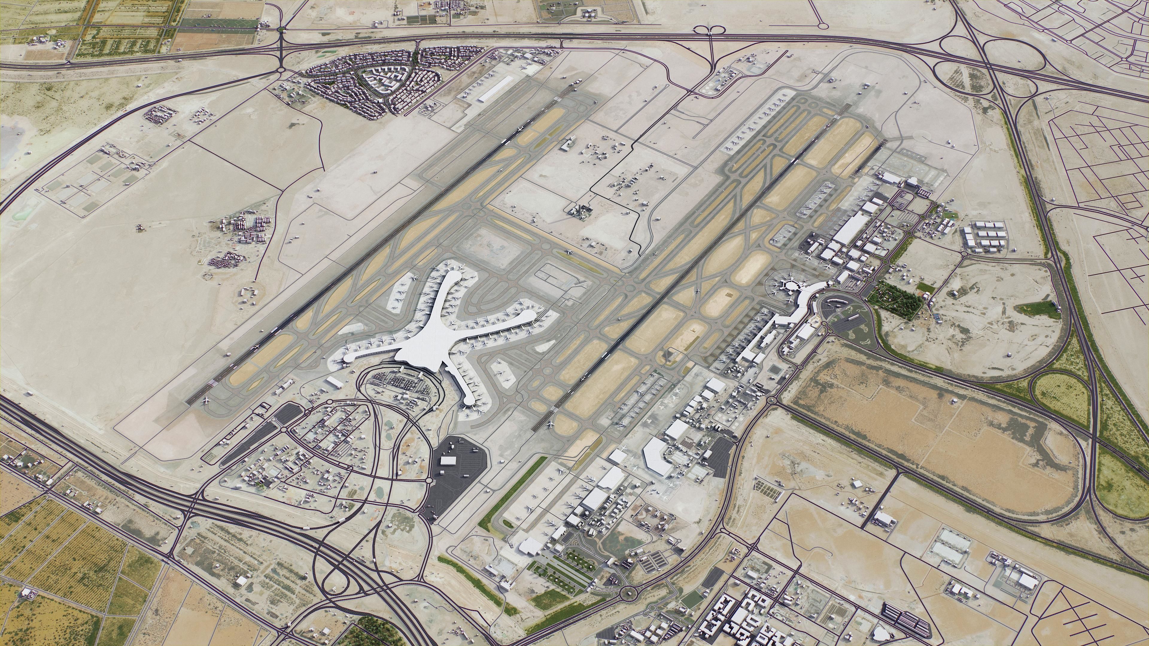 Abu Dhabi - 3D City Model Low-poly 3D model_31