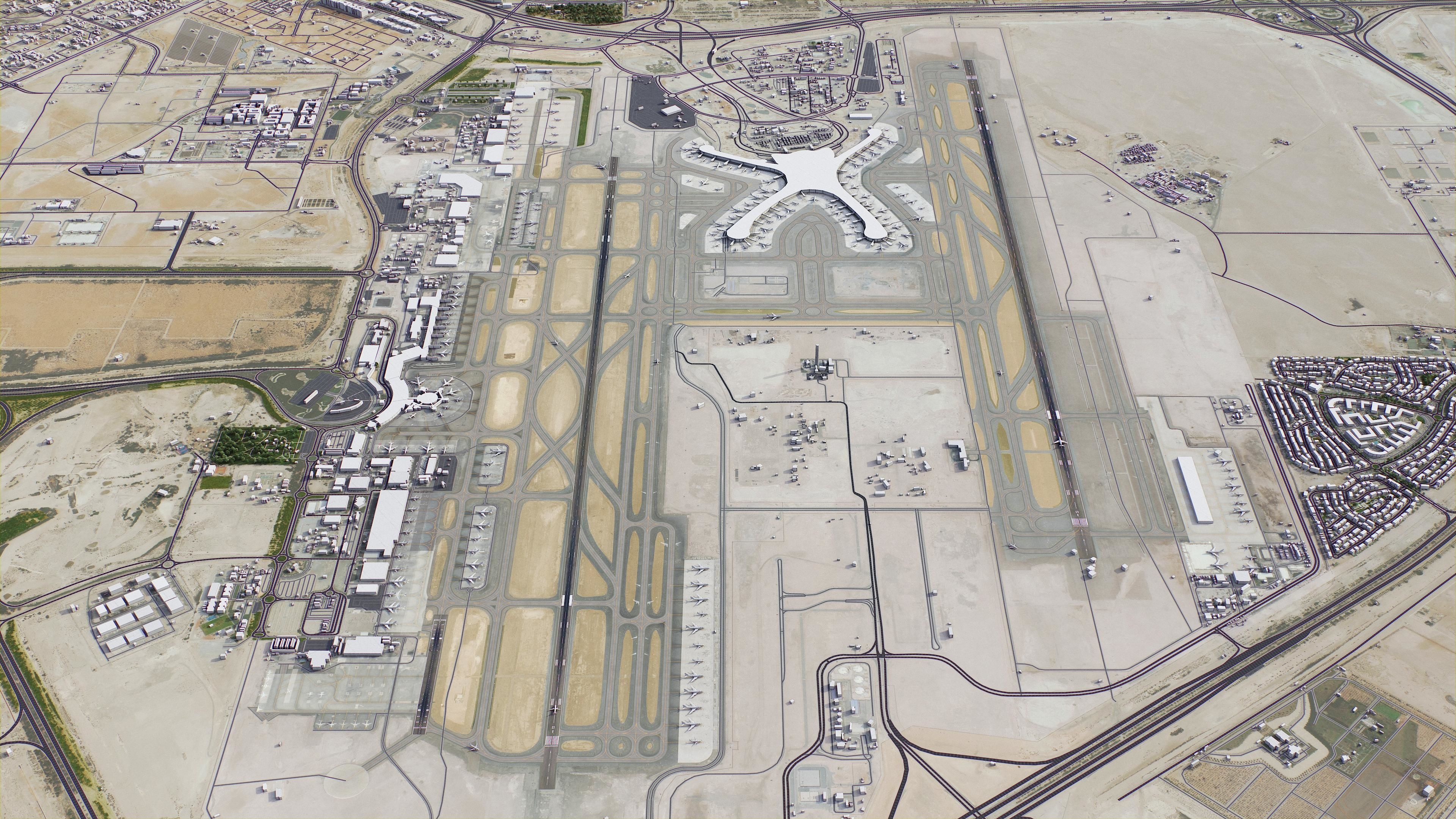 Abu Dhabi - 3D City Model Low-poly 3D model_29