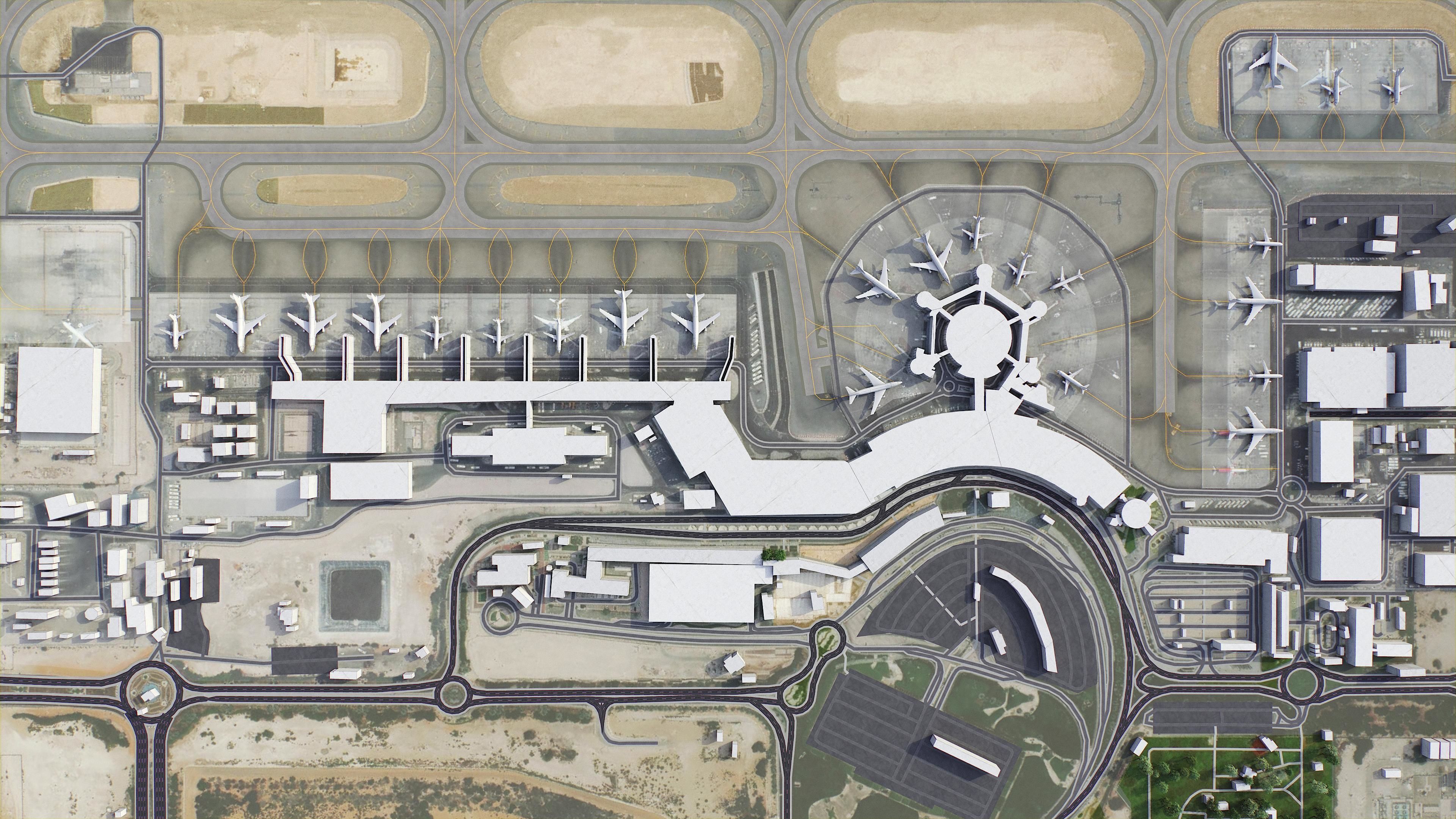 Abu Dhabi - 3D City Model Low-poly 3D model_34