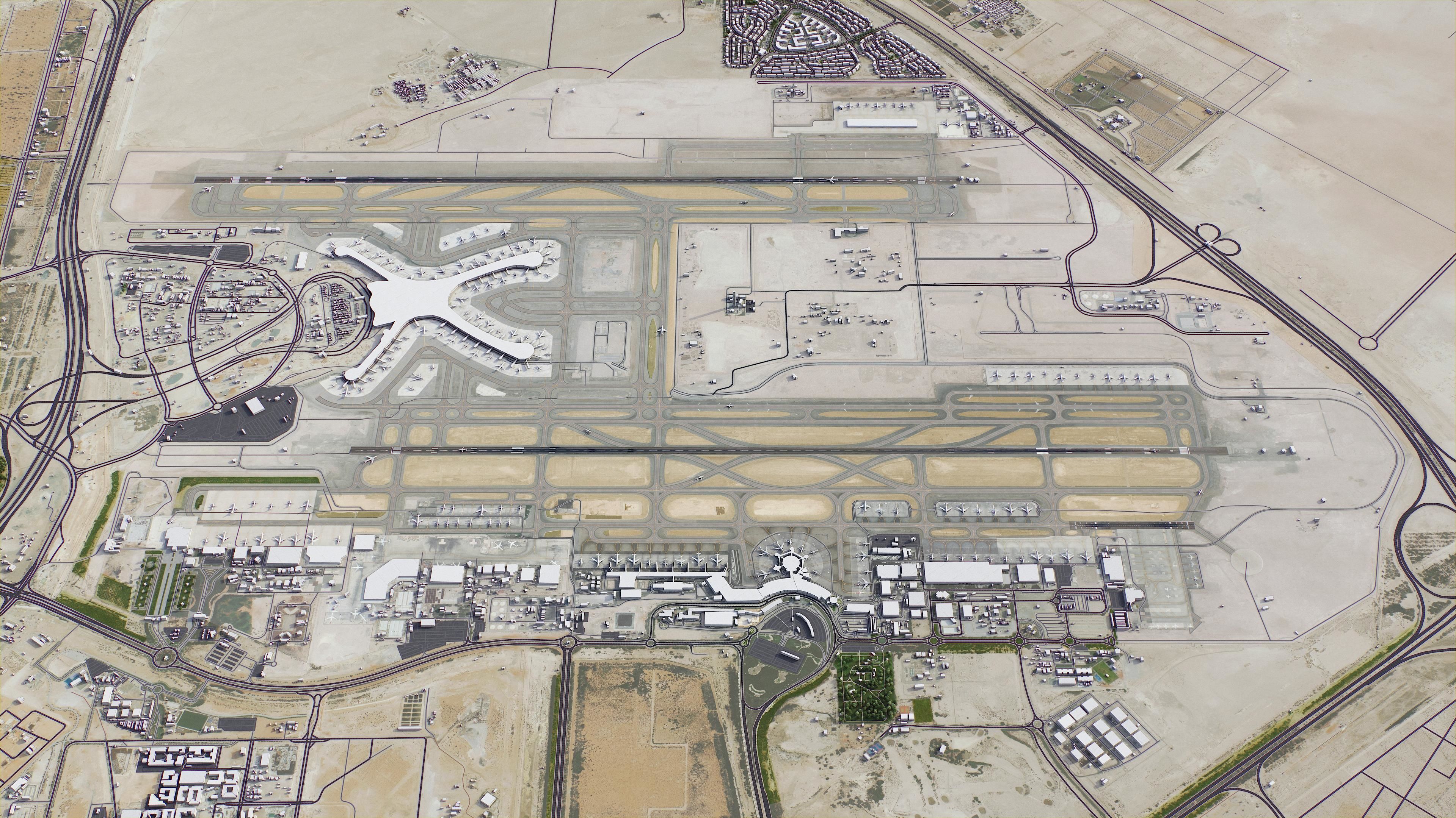 Abu Dhabi - 3D City Model Low-poly 3D model_25