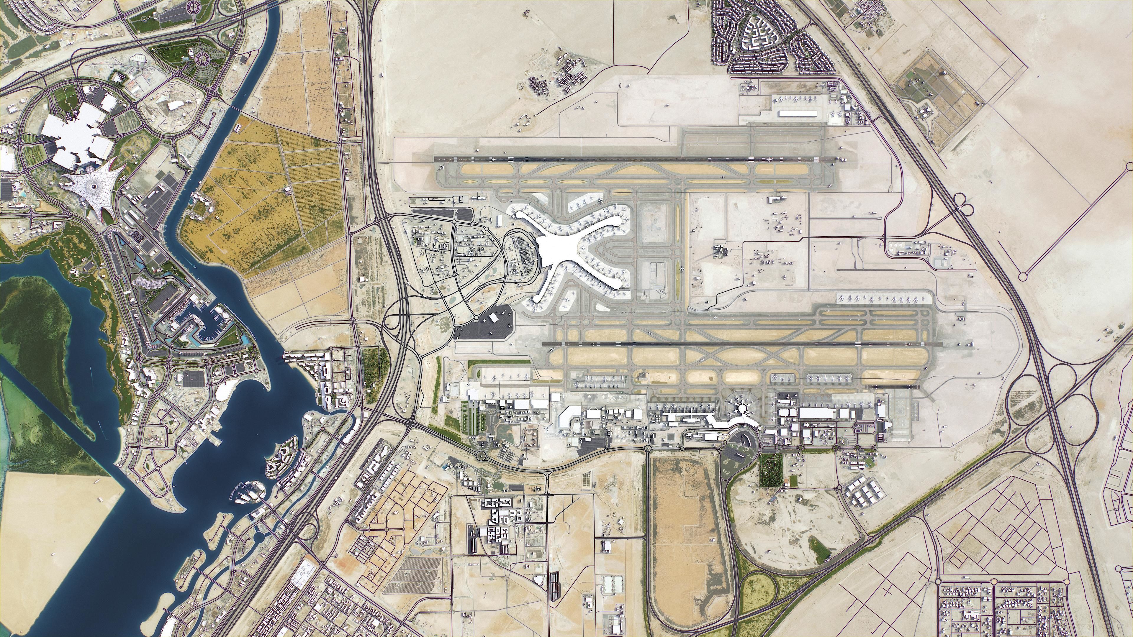 Abu Dhabi - 3D City Model Low-poly 3D model_36