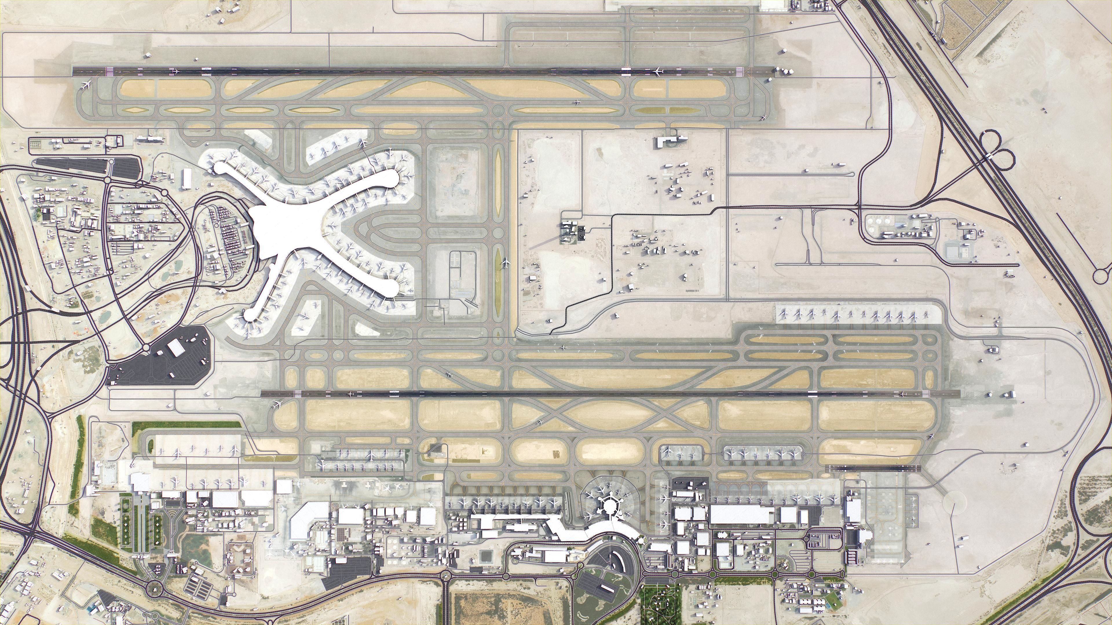 Abu Dhabi - 3D City Model Low-poly 3D model_35