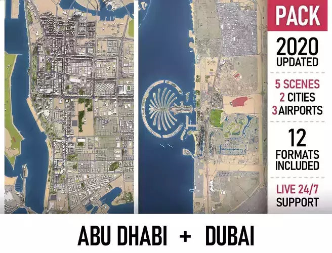 Abu Dhabi and Dubai