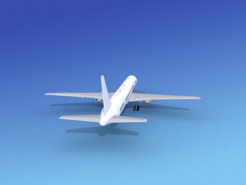 Boeing 757-300 Unmarked 1 3D model_11