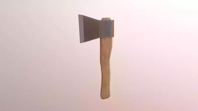 PBR Low-Poly Axe Game Ready