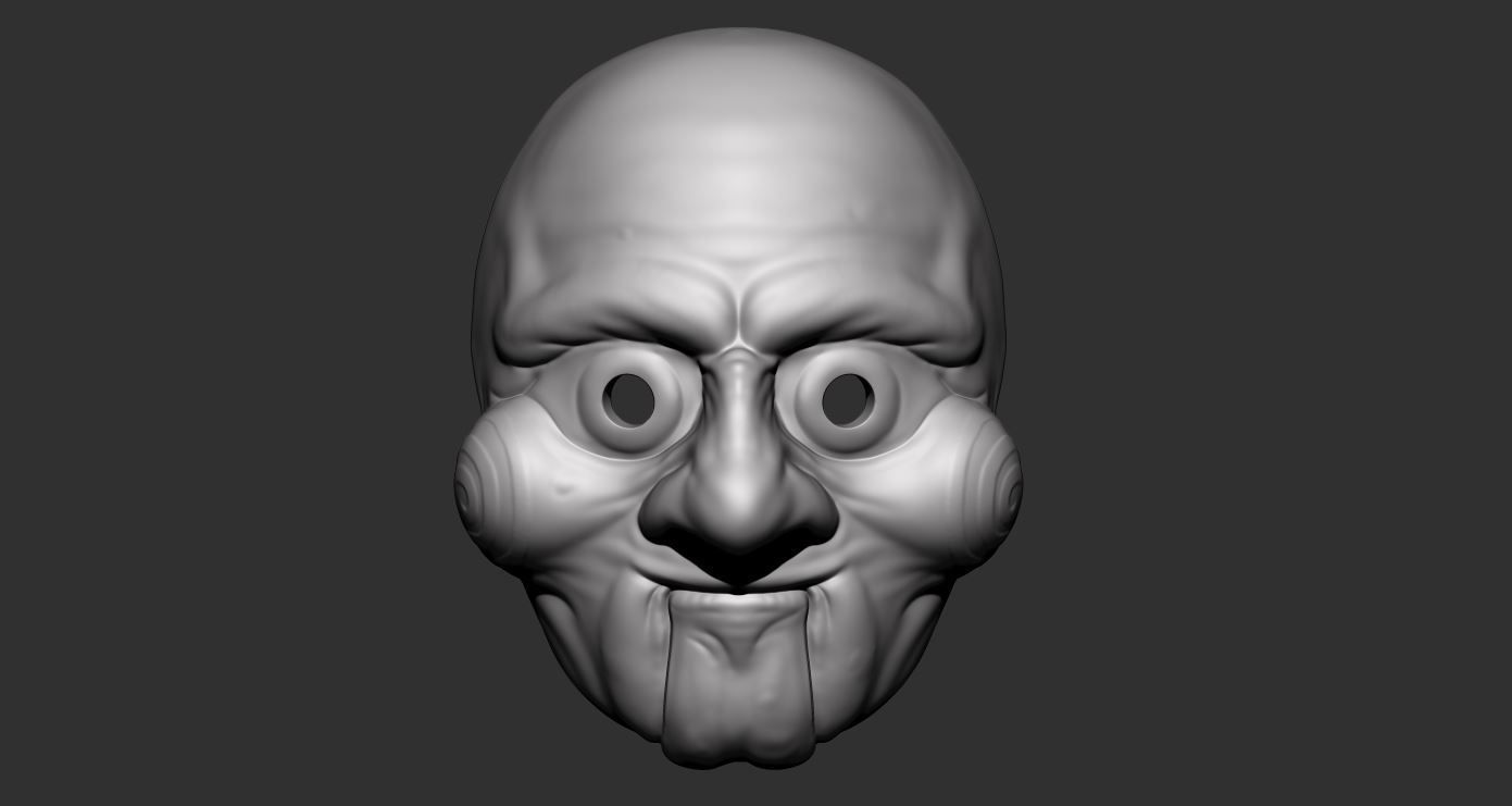 Saw Billy Puppet - Mask for Cosplay 3D print model_6