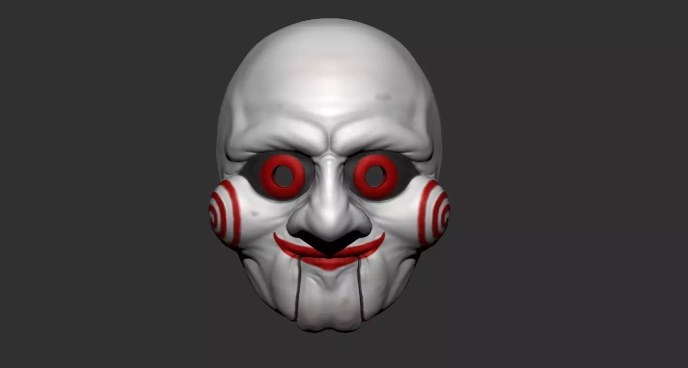 Saw Billy Puppet - Mask for Cosplay 3D print model_0