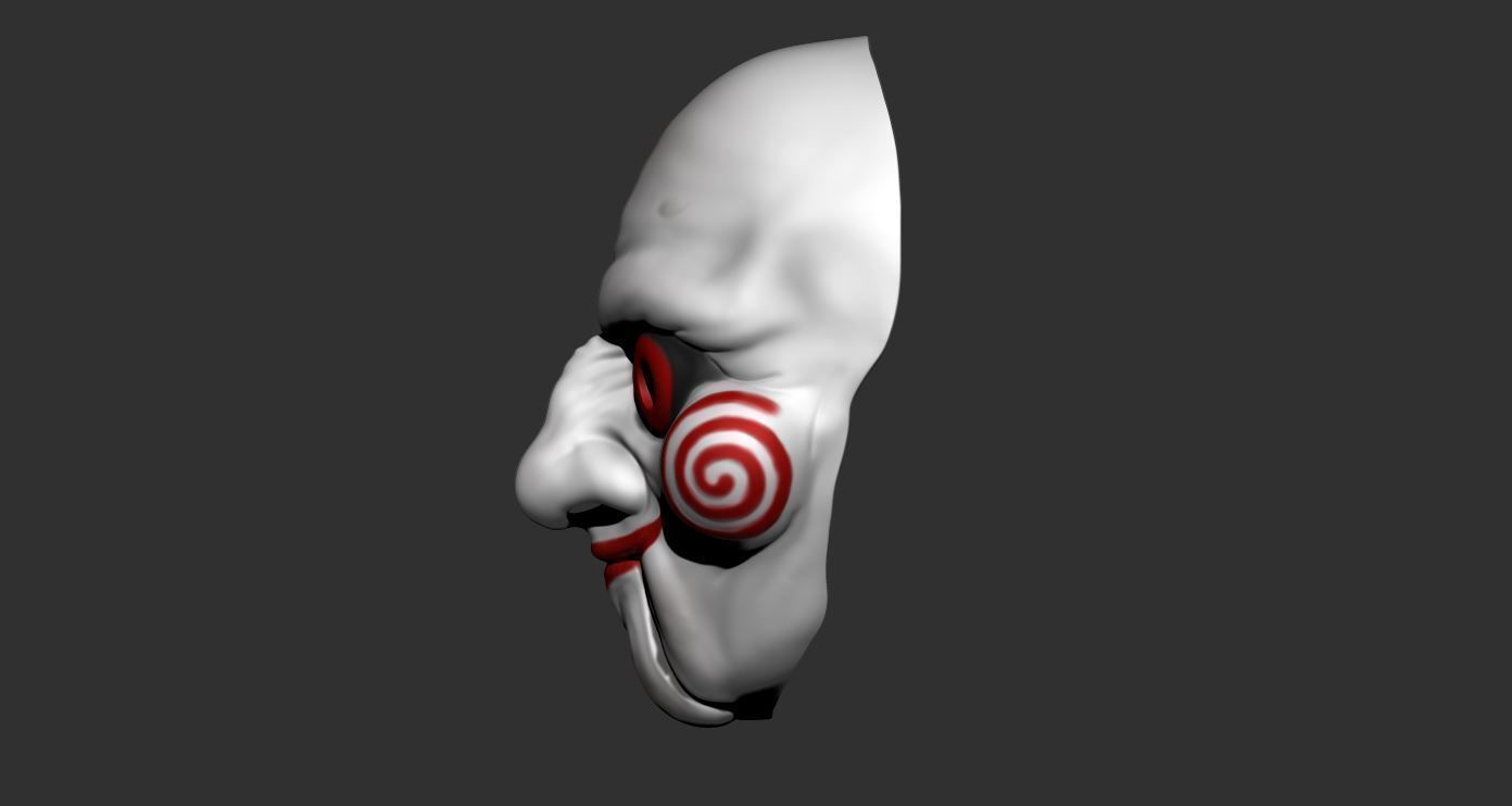 Saw Billy Puppet - Mask for Cosplay 3D print model_2