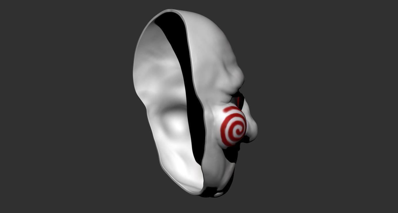 Saw Billy Puppet - Mask for Cosplay 3D print model_4