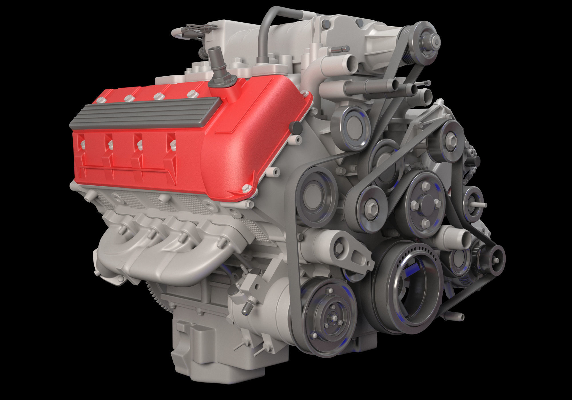How Engine Ignition Works Cutaway Animation 3D model_17