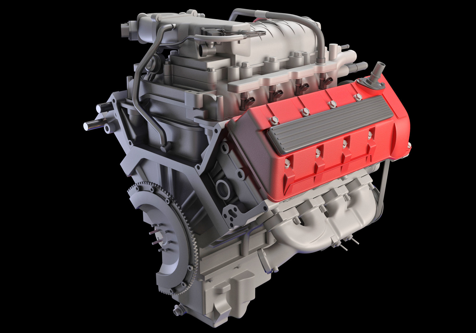 How Engine Ignition Works Cutaway Animation 3D model_16