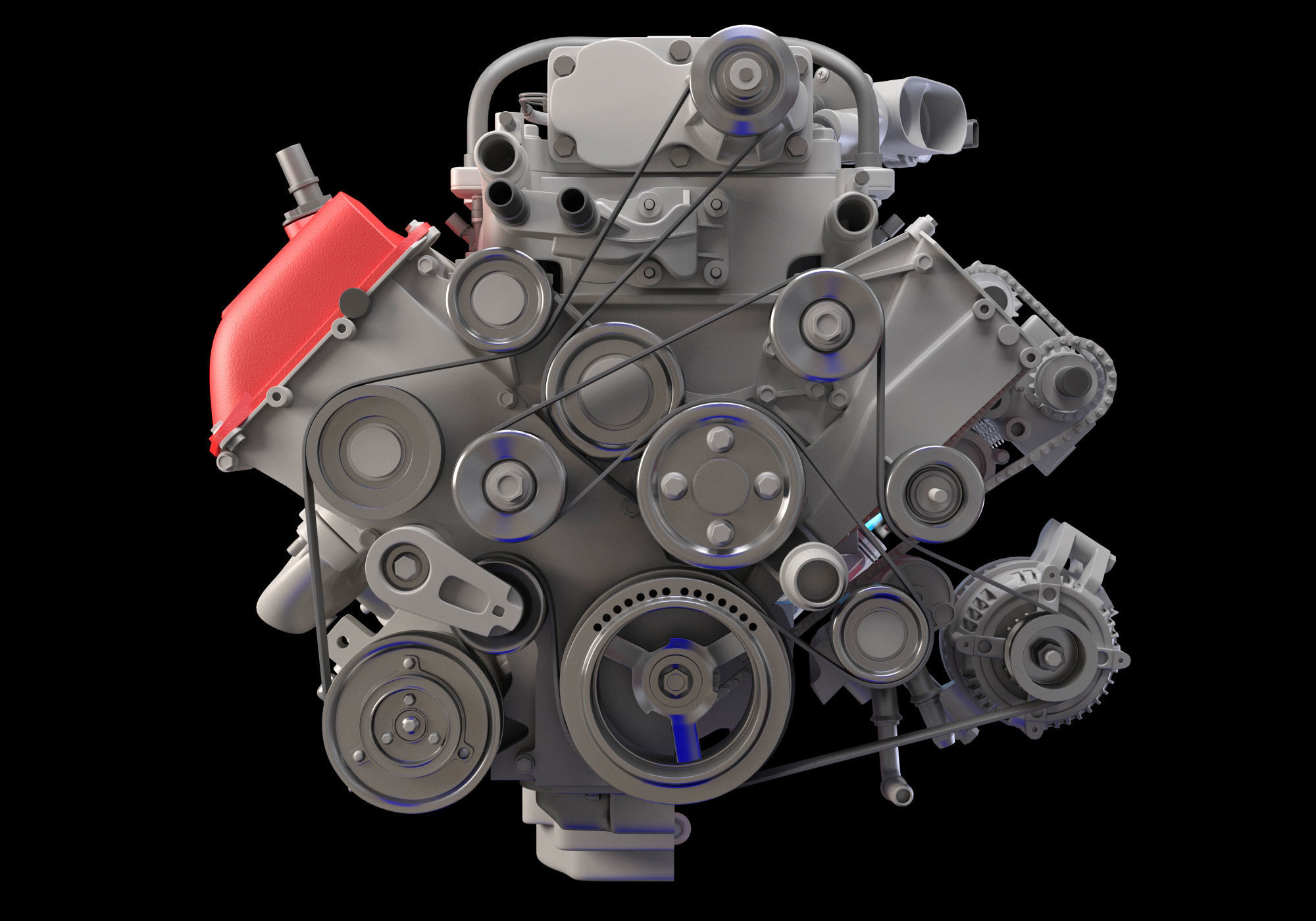 How Engine Ignition Works Cutaway Animation 3D model_18
