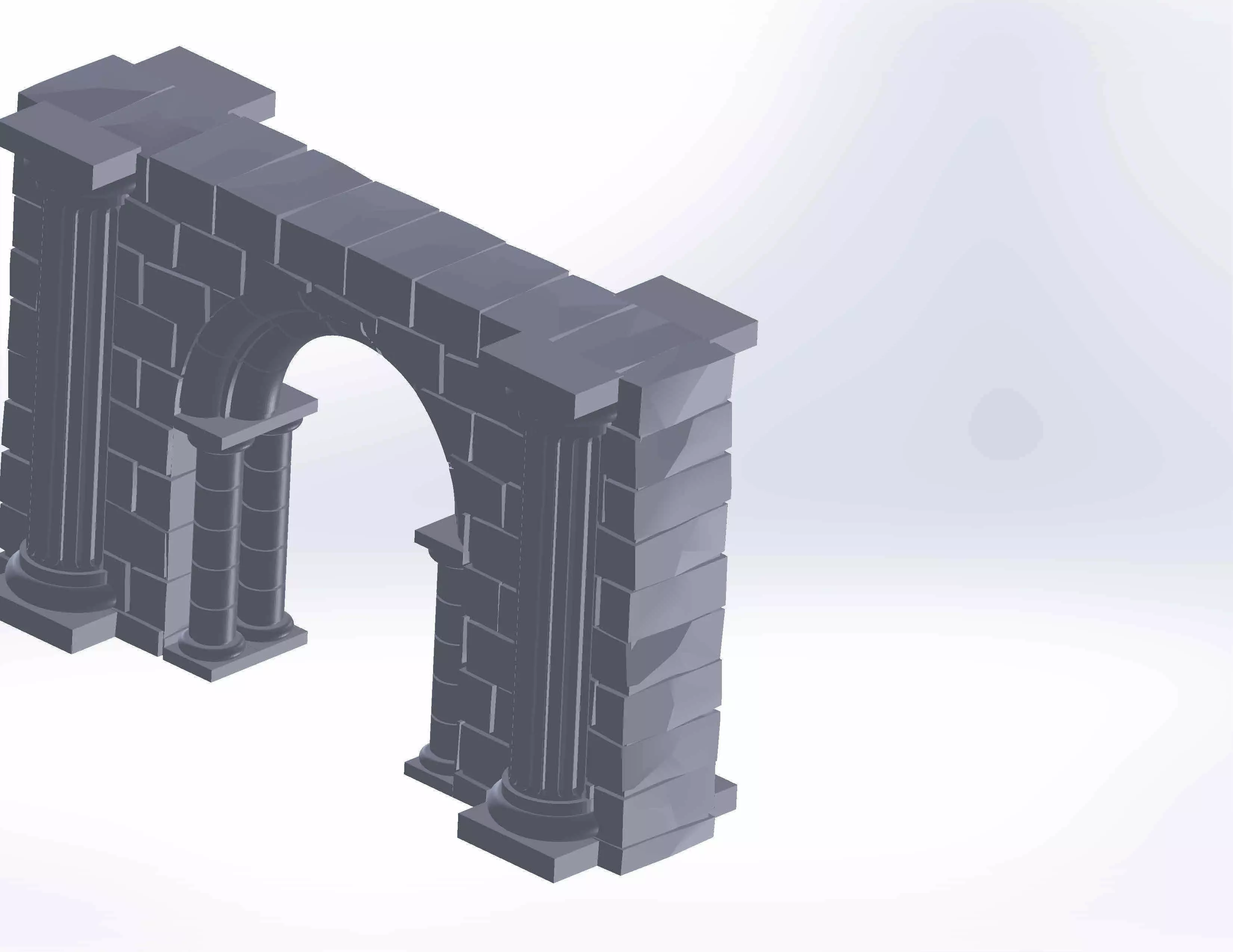 3d print scenery - Gothic design scenery Free 3D print model