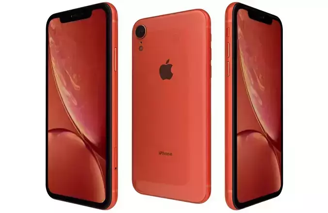Apple iPhone Xr Red 3D model