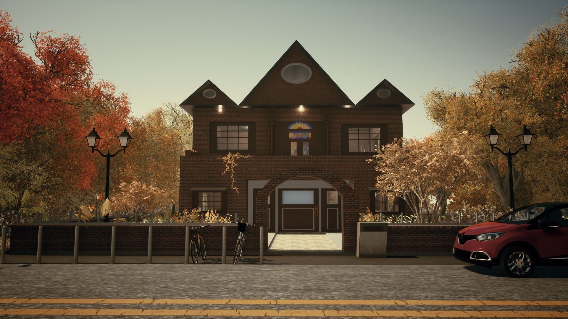 HOUSE ANTIQUE Low-poly 3D model_4