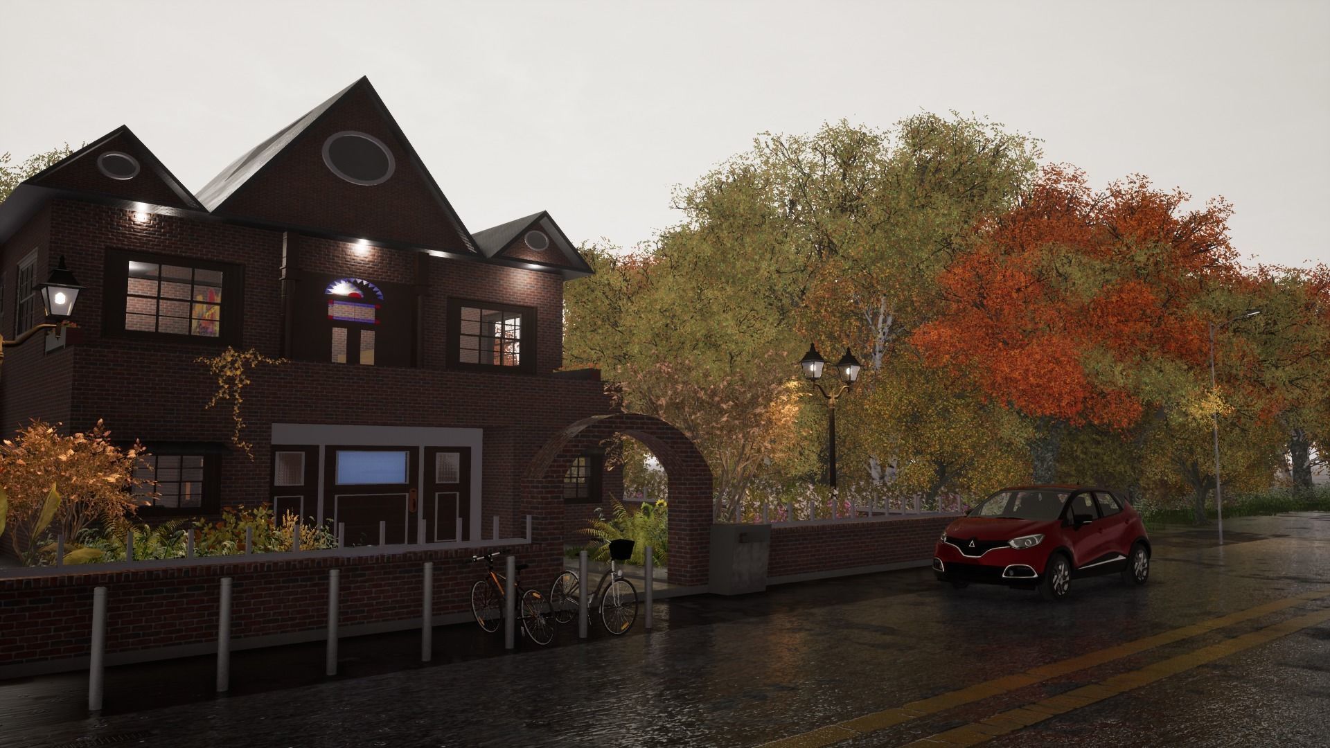 HOUSE ANTIQUE Low-poly 3D model_8