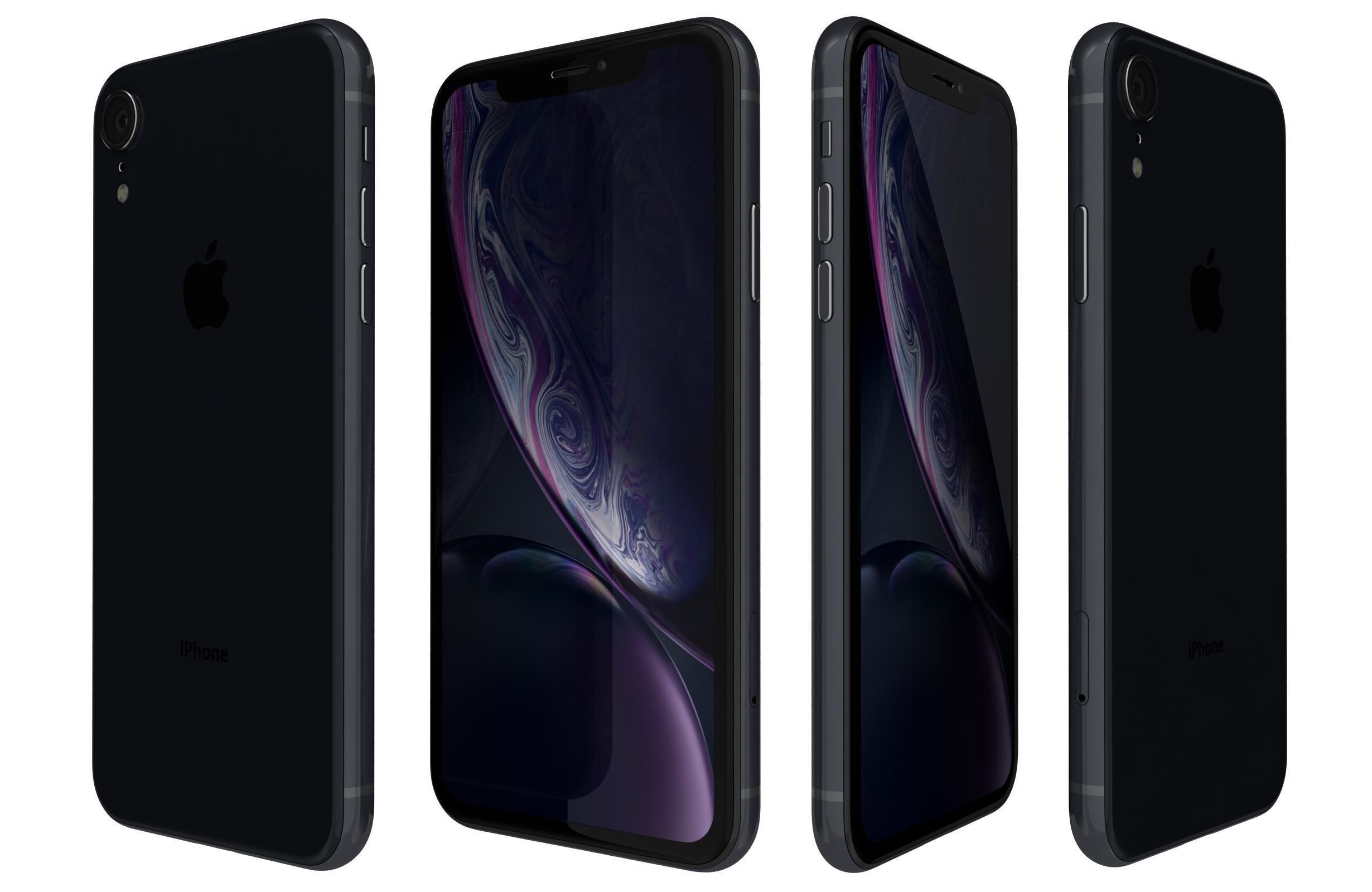 Apple iPhone Xr All Colors 3D model_7