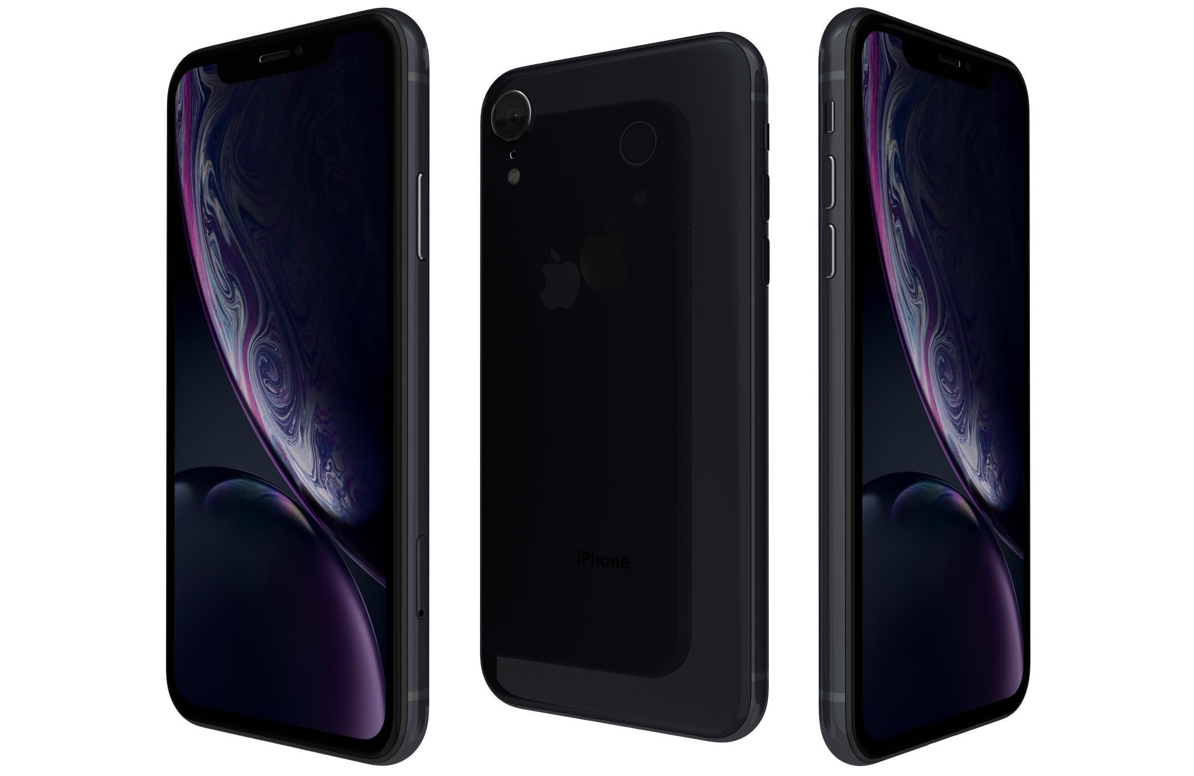 Apple iPhone Xr All Colors 3D model_3