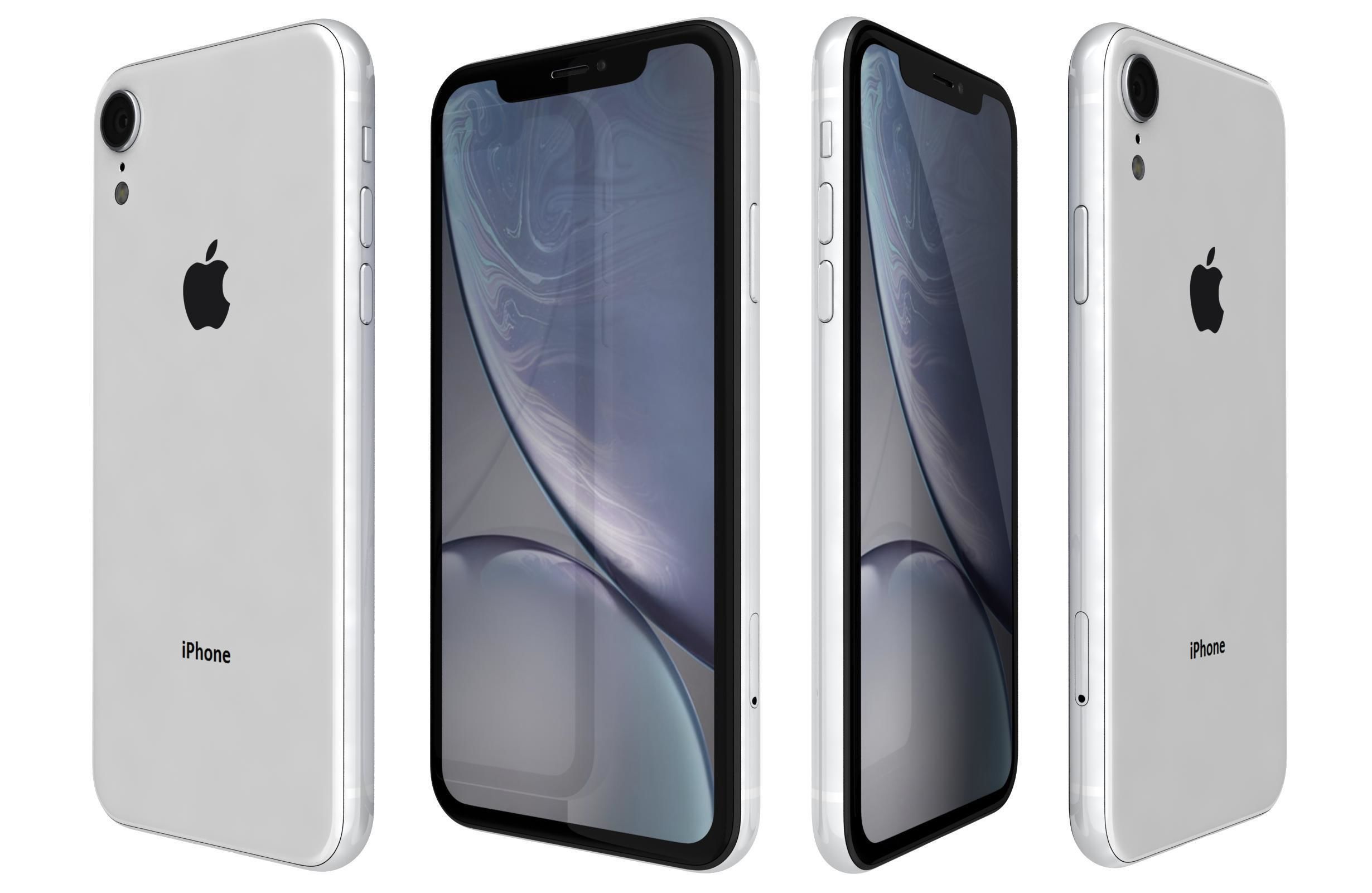 Apple iPhone Xr All Colors 3D model_8