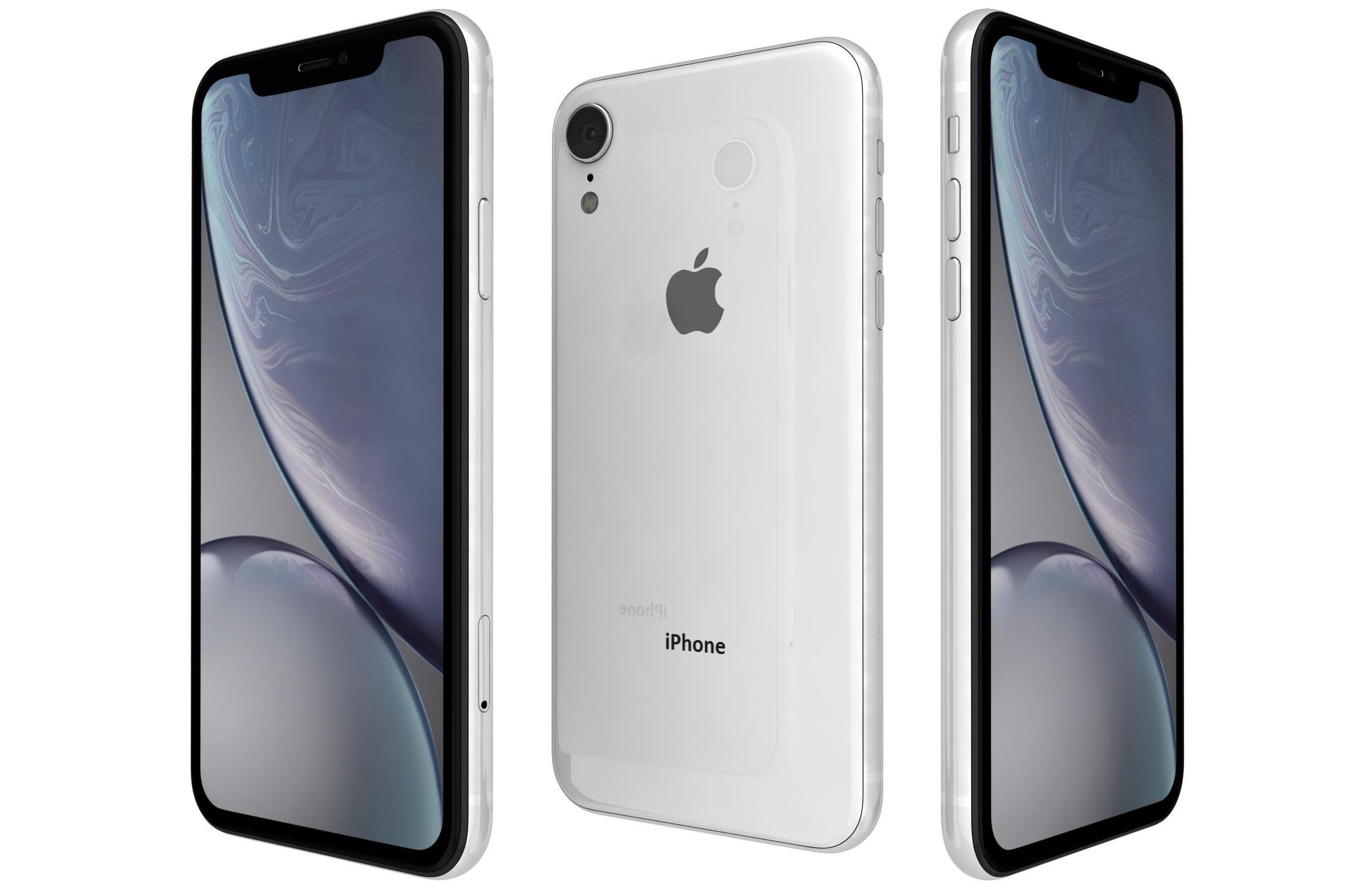 Apple iPhone Xr All Colors 3D model_4