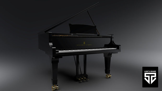 Piano 3D Model grand 3D model