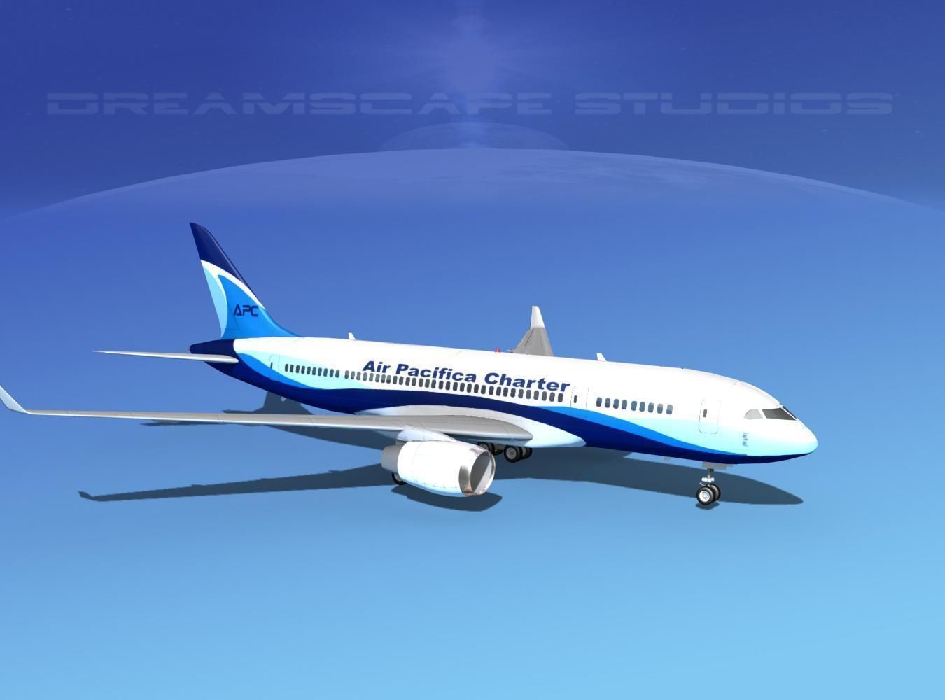 Boeing 787-8 Air Pacifica Charter 3D model_3
