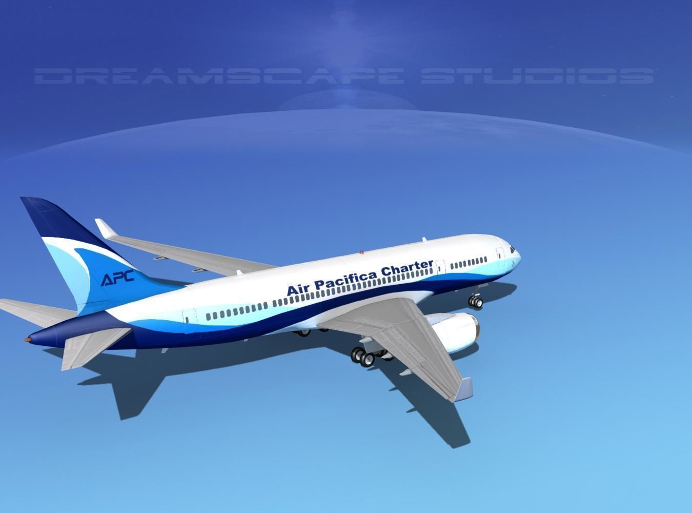 Boeing 787-8 Air Pacifica Charter 3D model_5