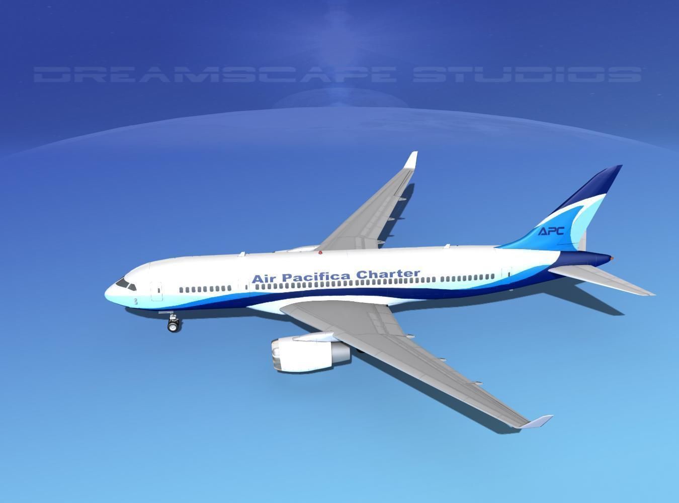 Boeing 787-8 Air Pacifica Charter 3D model_9