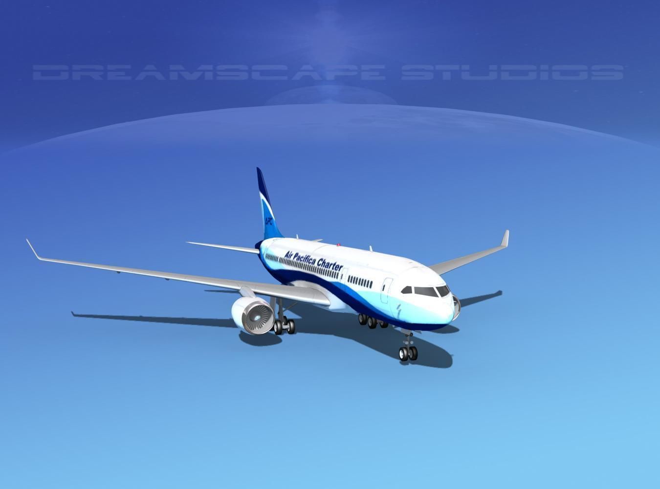 Boeing 787-8 Air Pacifica Charter 3D model_2