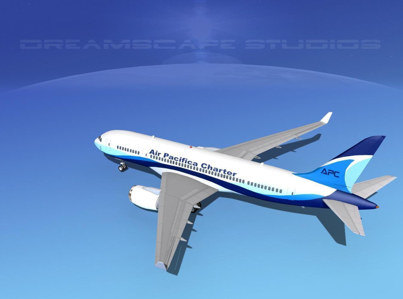 Boeing 787-8 Air Pacifica Charter 3D model_8