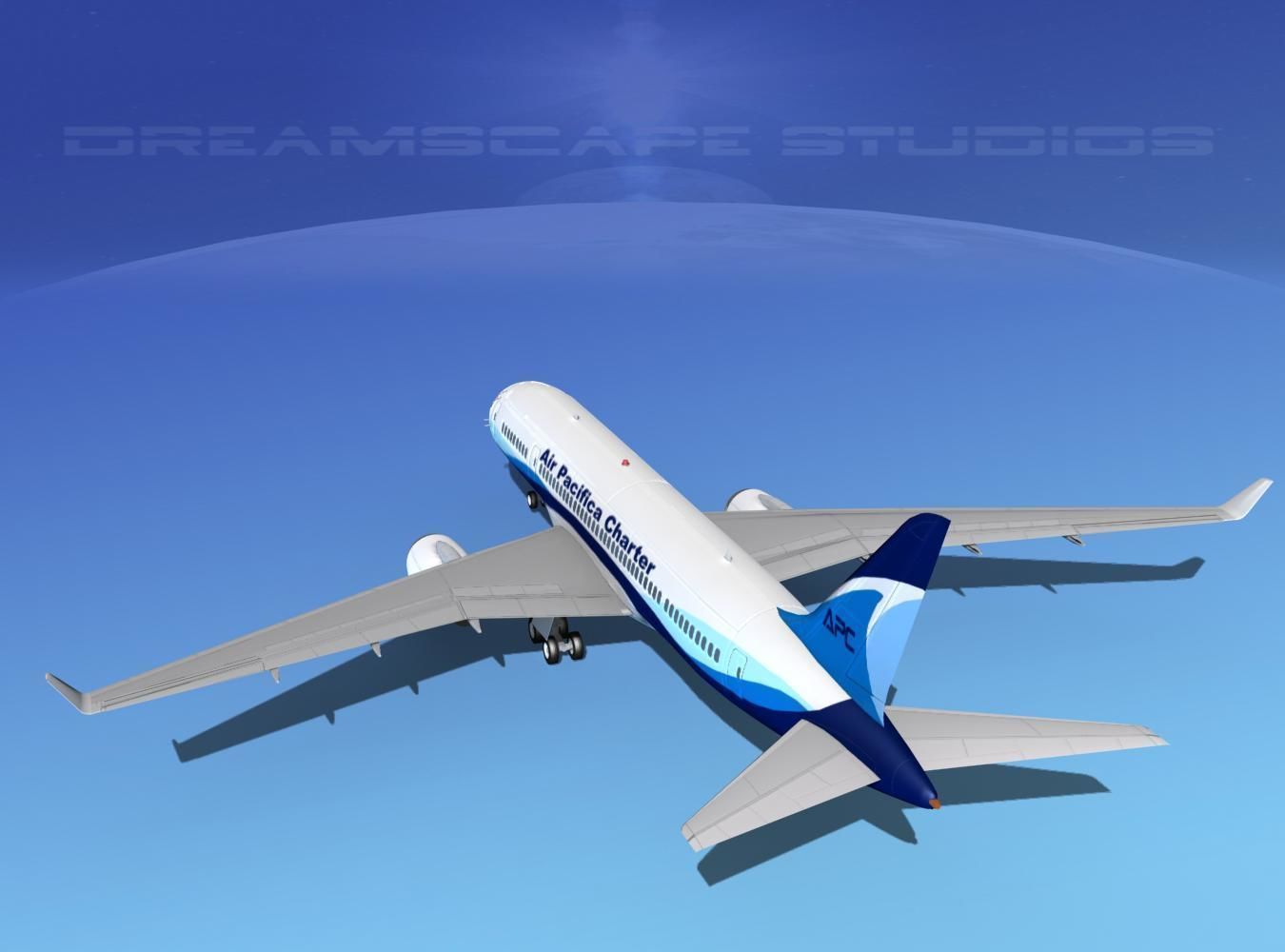 Boeing 787-8 Air Pacifica Charter 3D model_7
