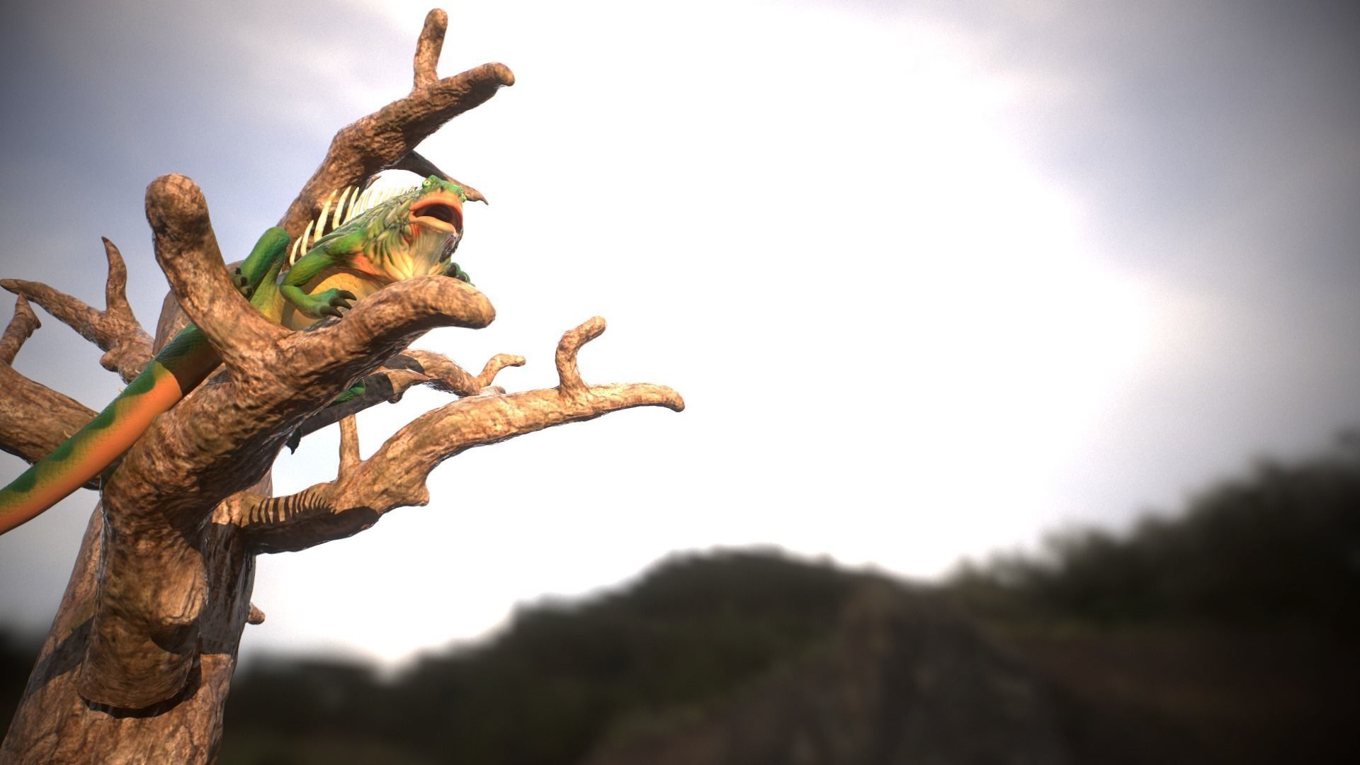 Parody of Andean Dragon 3D model_6