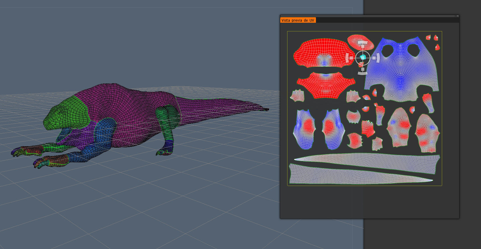 Parody of Andean Dragon 3D model_7