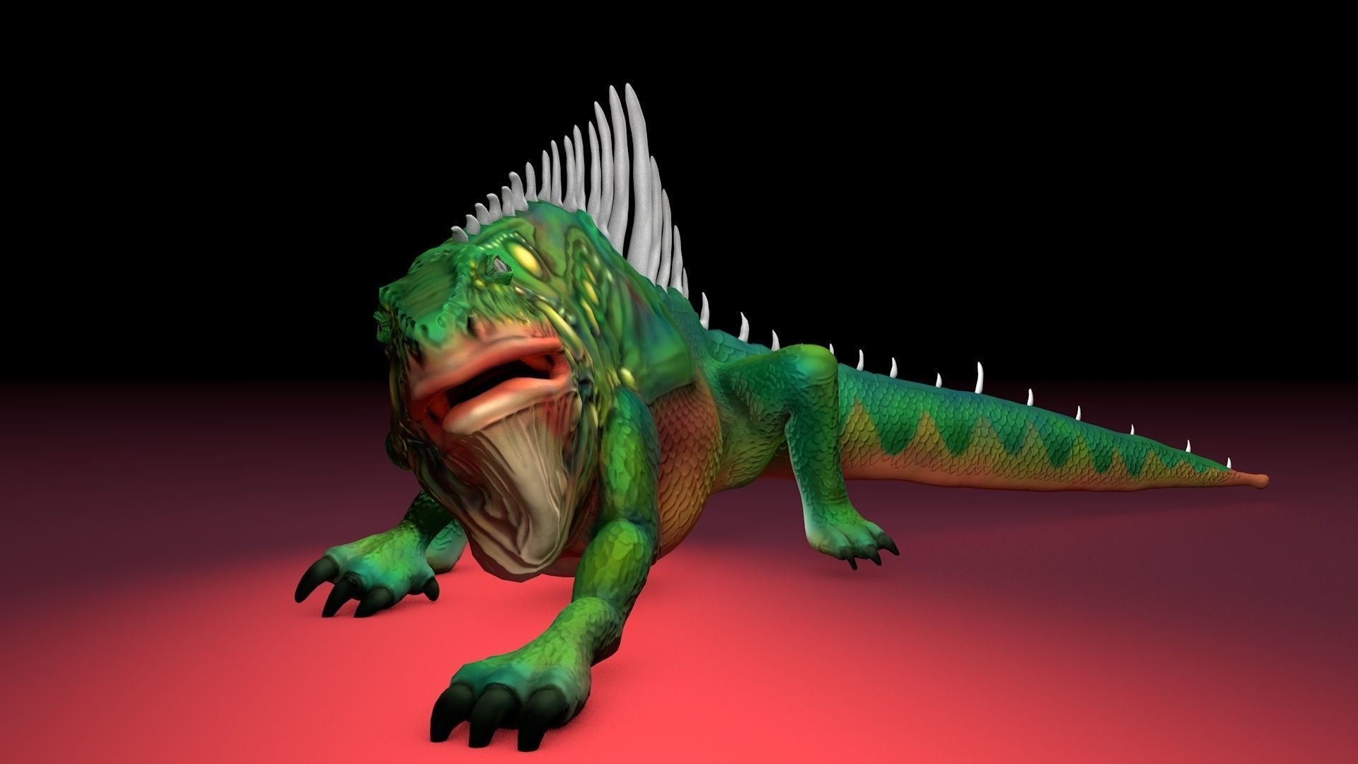 Parody of Andean Dragon 3D model_9