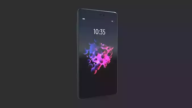 Smartphone Low-poly 3D model