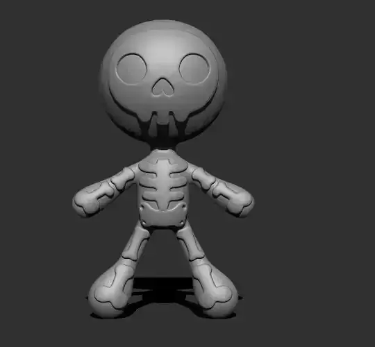 Plush skull for printing 