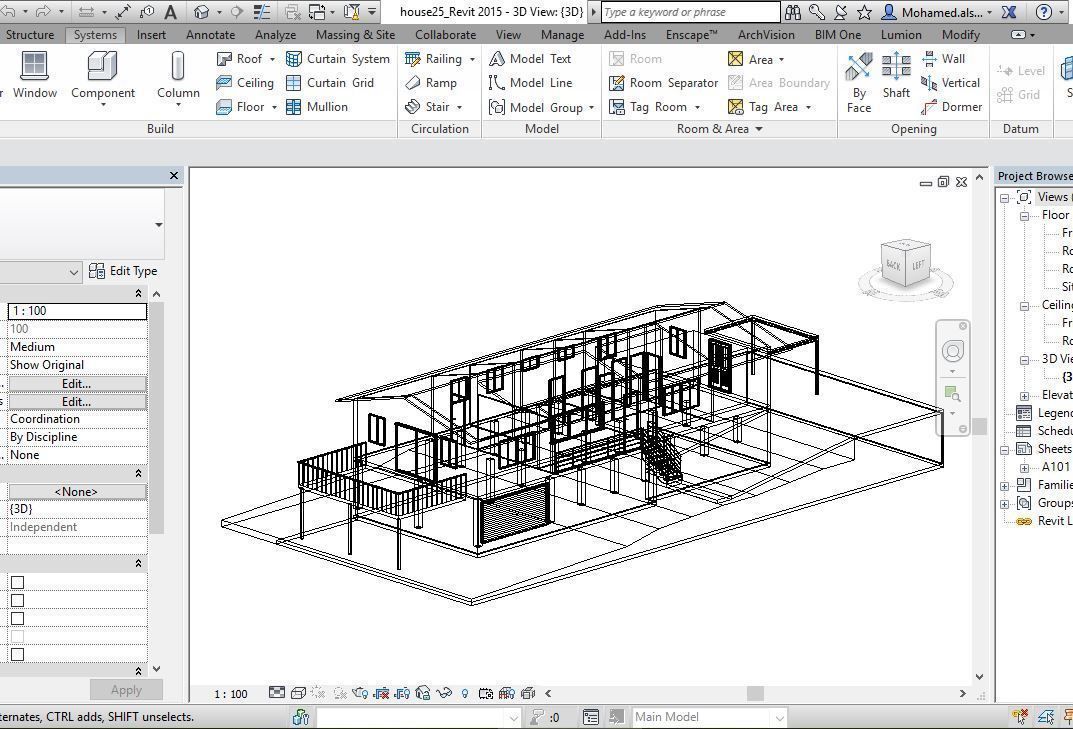 62 Different Revit Models 3D model 3D model_121
