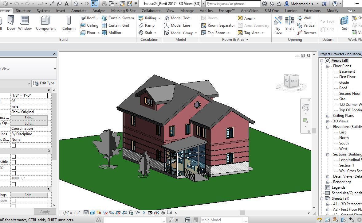 62 Different Revit Models 3D model 3D model_117