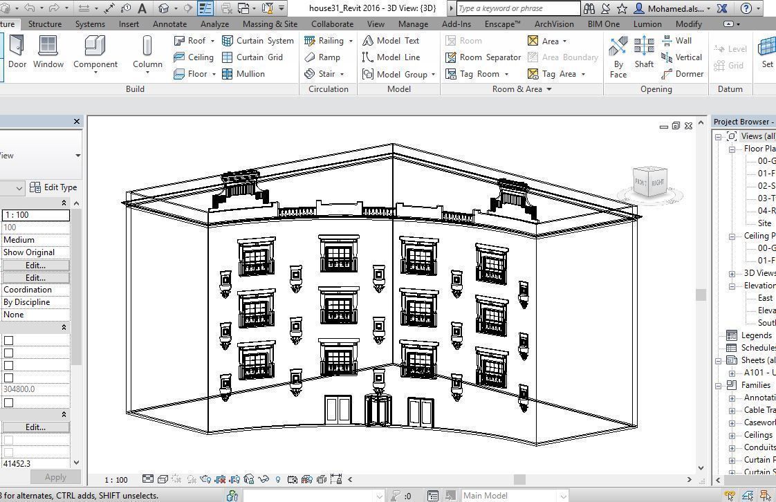62 Different Revit Models 3D model 3D model_137