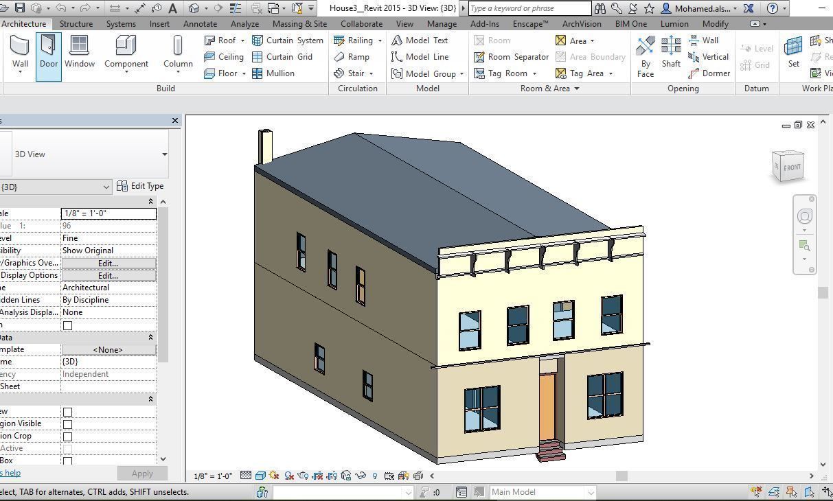 62 Different Revit Models 3D model 3D model_53