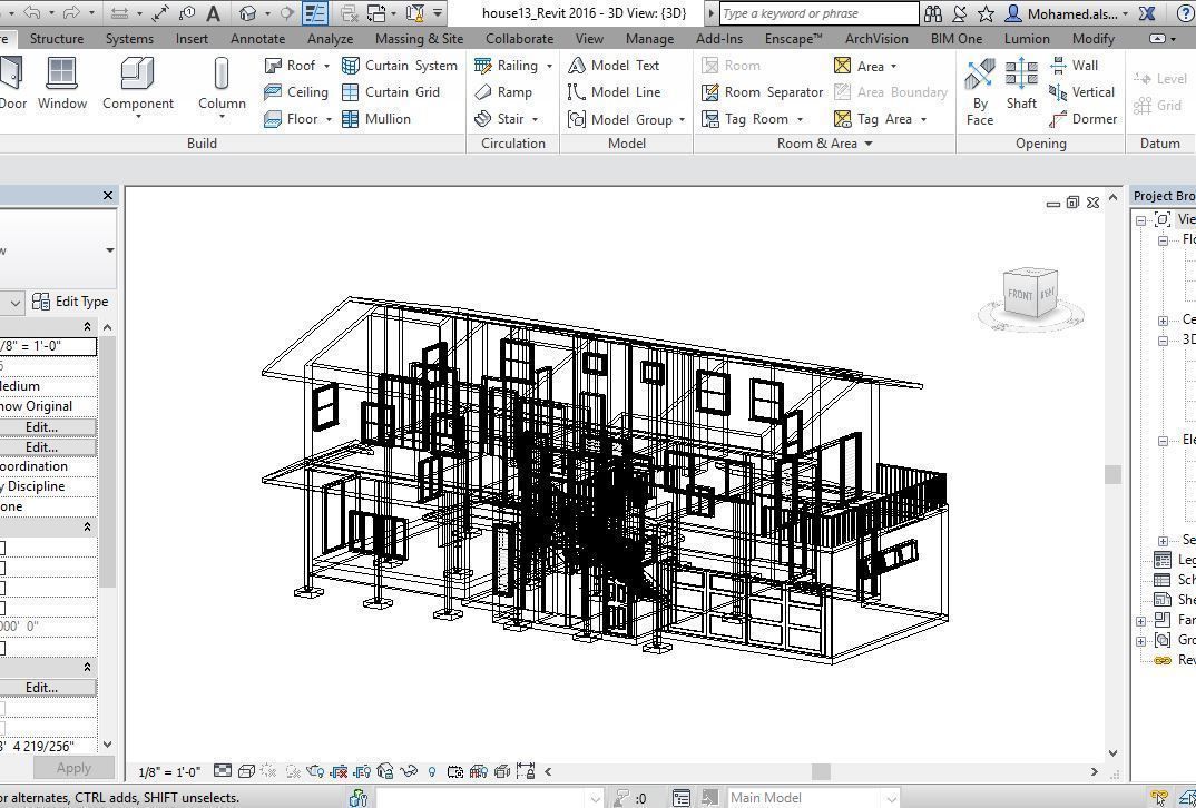 62 Different Revit Models 3D model 3D model_84