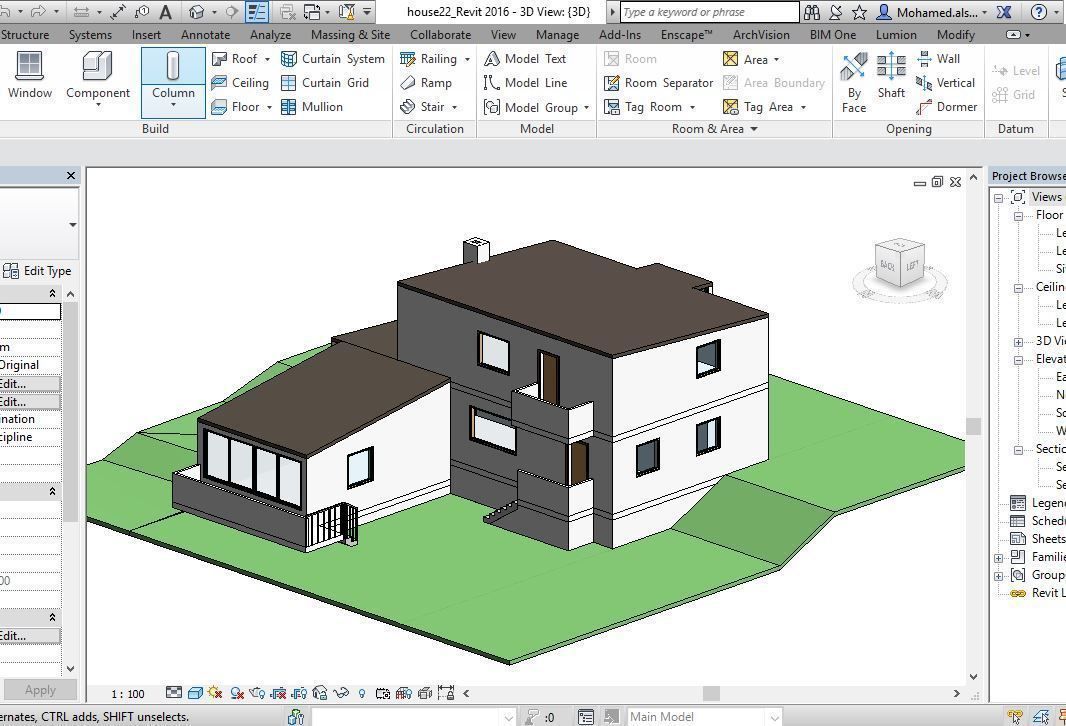 62 Different Revit Models 3D model 3D model_110