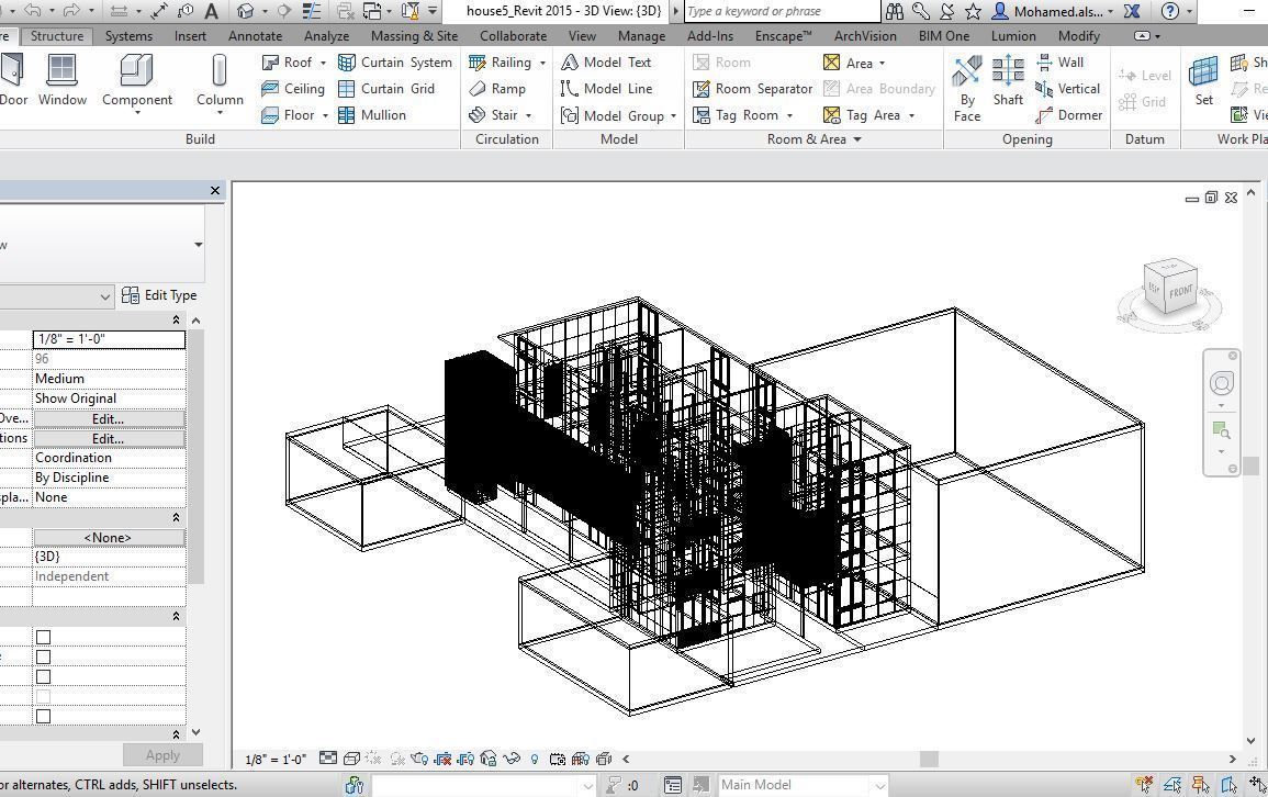 62 Different Revit Models 3D model 3D model_62